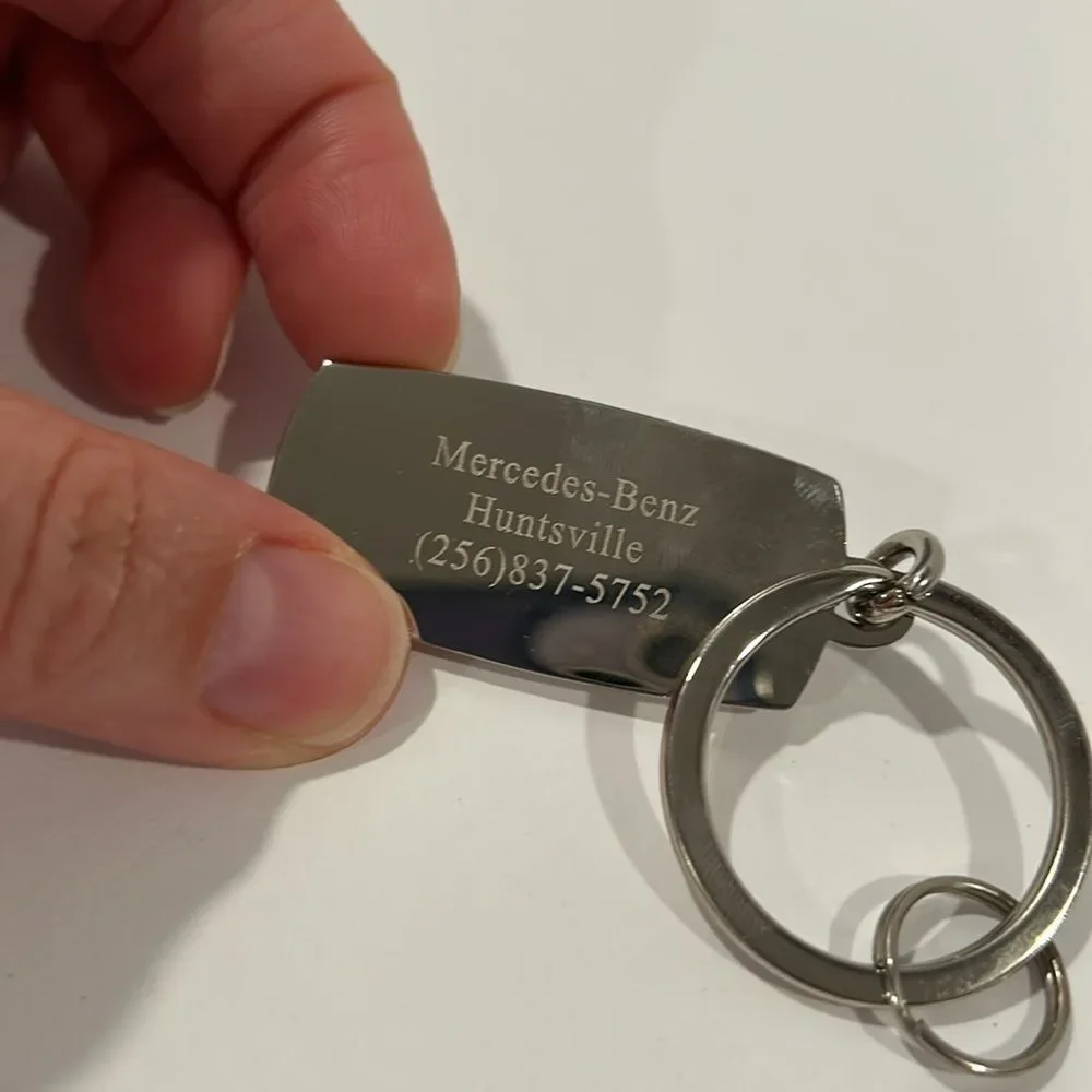 NWOT Mercedes-Benz Silver Key Chain - Picture 4 of 5